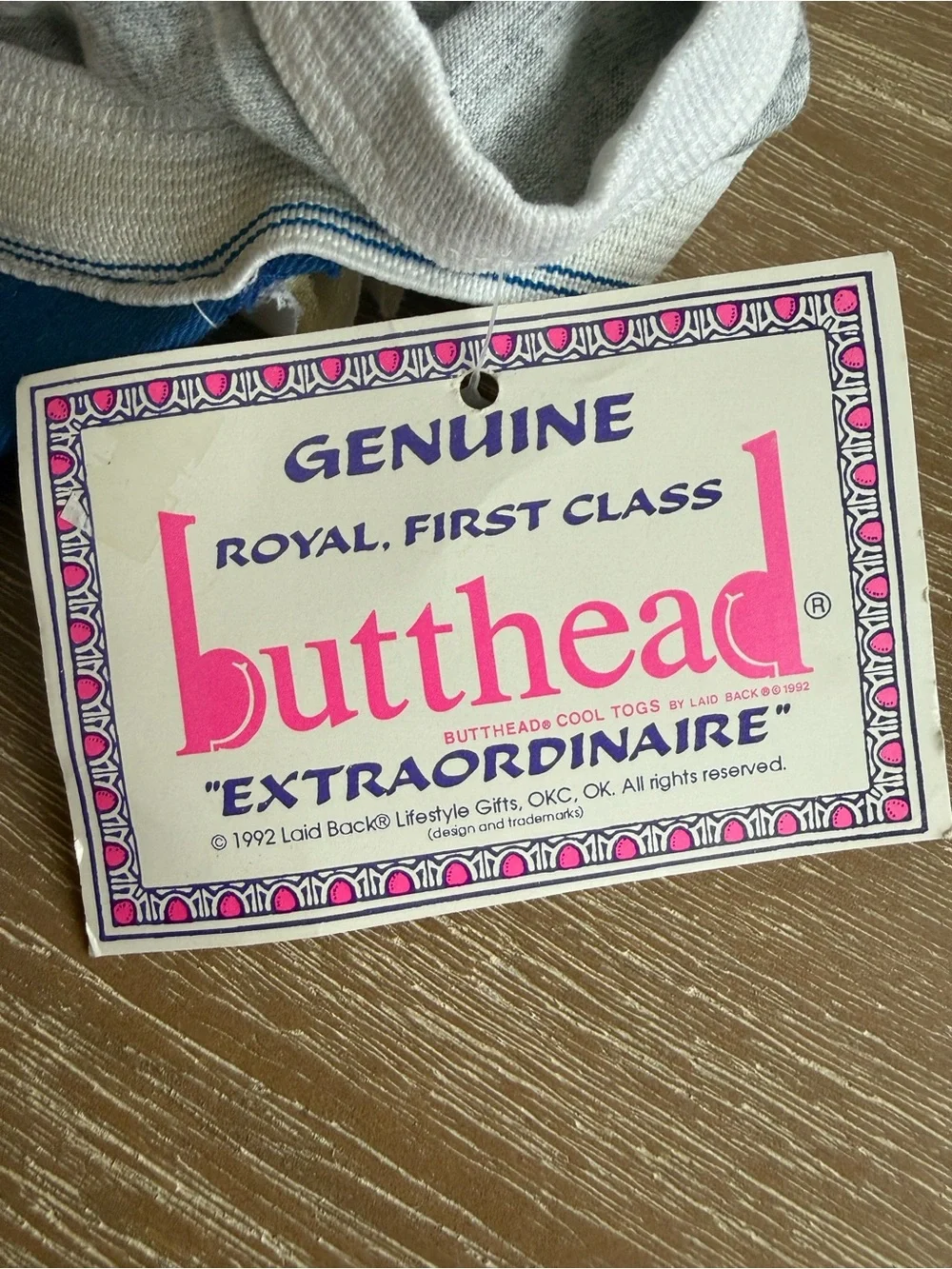 Vintage 90's 1992 Genuine BUTTHEAD's Golfin' Cap Spoof Funny Humor Novelty Hat